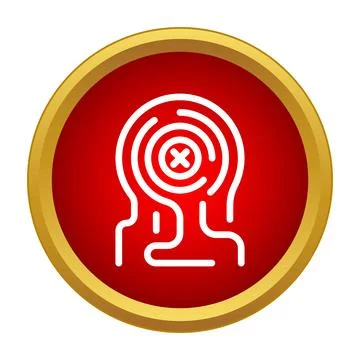 Face recognition biometric scanning verifying denied access error Ilustración de archivo