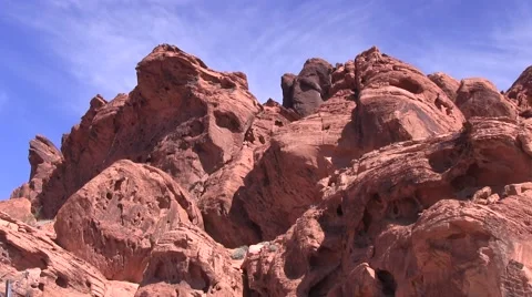 A face in the rock Video stock 50703967