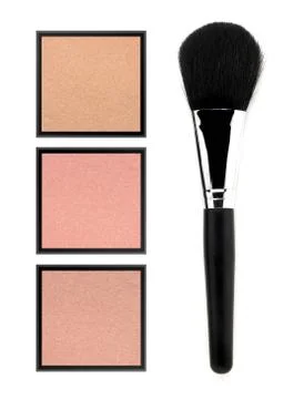 Face rouge isolated on white background Stock Photos