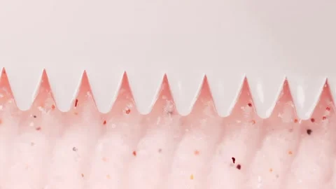 Face scrub background, macro texture Stock Footage 309937586