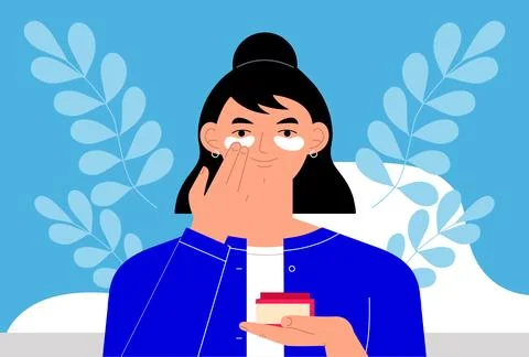 Face Scrub Concept Illustration Stock Illustration