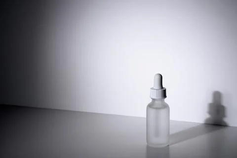 Face serum on white background Stock Photos