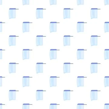 Face shield medical personal protective equipment seamless pattern Stock Illustration