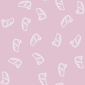 Face shield motorcycle accessory line seamless pattern Stock Illustration