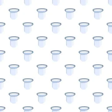 Face shield pattern protecting against viruses seamless background Stock Illustration