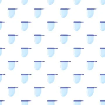 Face shields creating a repeating pattern for health and safety Stock Illustration