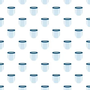 Face shields forming repeating pattern for protection concept Stock Illustration