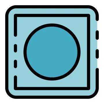 Face shoot icon vector flat Stock Illustration