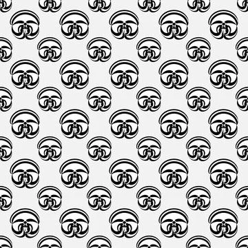 Face silhouette Stock Illustration