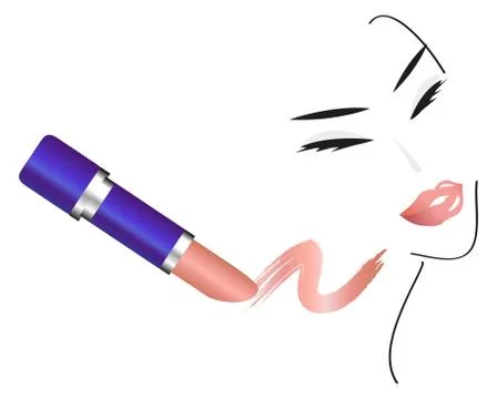 Face sketch Stock-Illustration