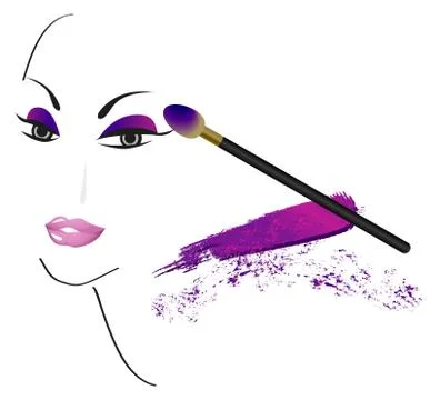 Face sketch Stock Illustration