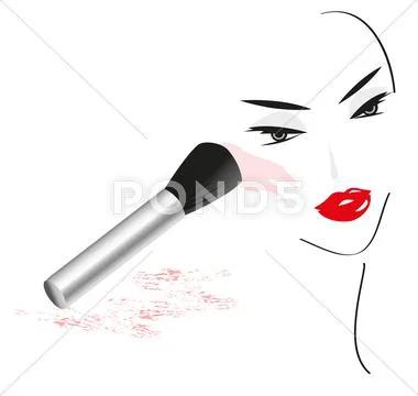 Face Sketch Stock Illustration