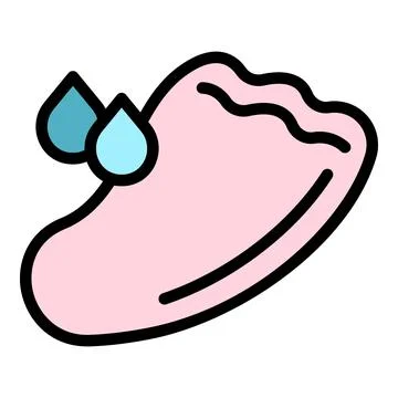 Face spa treatment icon vector flat Stock Illustration