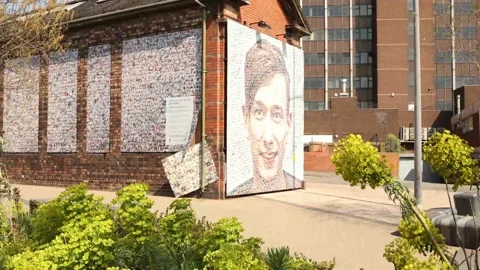 The face of Stoke on Trent Stock Footage 186575678