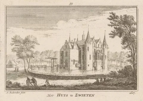 Face to swieten, 1607; The house to Swipe 1607.view of the house to Swiete... Stock Photos