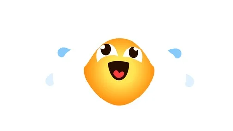Face With Tears of Joy.  emoji laughter and tears. Alpha channel looped. Stock Footage 117275181