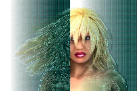 Face technology Illustration