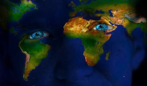 Face of the World Stock Photos