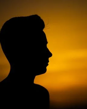 Face of a young guy Stock Photos