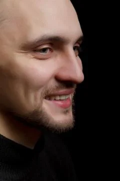 Face of a young man Stock Photos