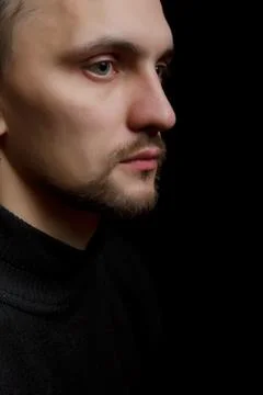 Face of a young man Foto stock