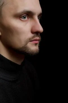 Face of a young man Foto stock