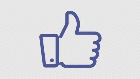 Facebook like animation with Alpha Channel, 4k Stock Footage 234081587