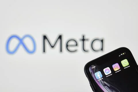 Facebook changing name to Meta Stock Photos