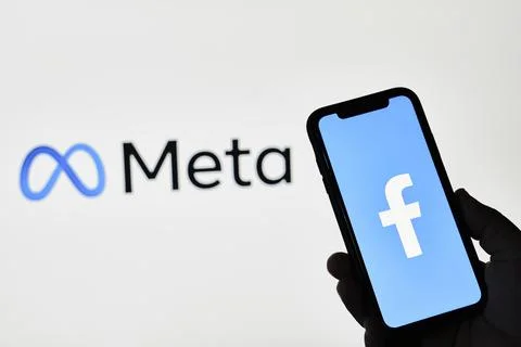Facebook changing name to Meta Stock Photos