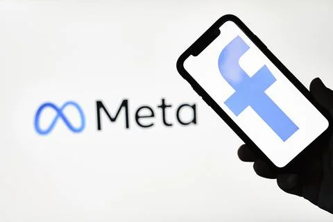 Facebook changing name to Meta Stock Photos