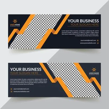 Facebook Cover Design Stock Illustration