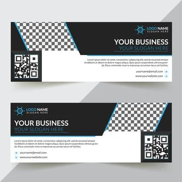 Facebook Cover Design Template Stock Illustration