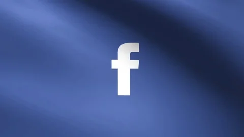 Facebook Flag Seamless Loop Stock Footage 84854515
