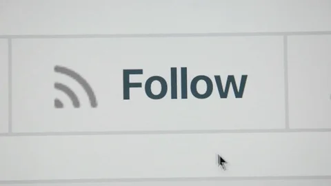 Facebook follow icon Stock Footage 77759522