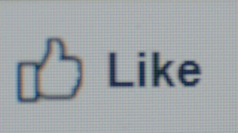 Like on facebook Stock-Footage 86077936