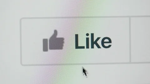 Facebook like icon Stock Footage 77759513