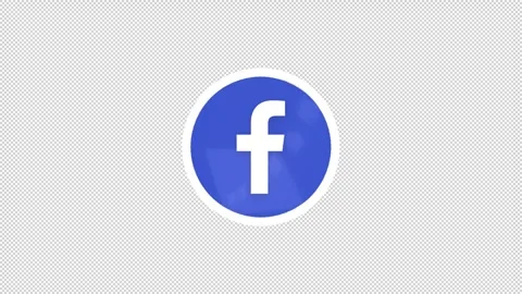 Facebook Icon Stock Footage 245450614