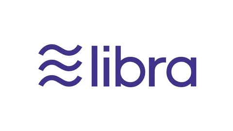 Facebook Libra Cryptocurrency Logo Building Up Vector Animation 動画素材 111376382