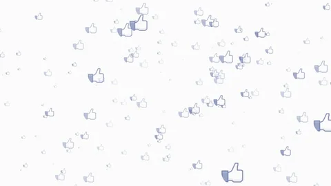 Facebook Likes Explosion Stock Footage 87811162