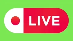 Facebook LIVE viewers icon on black back... | Stock Video | Pond5