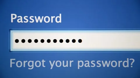 Facebook log in website page Stock Footage 49427702