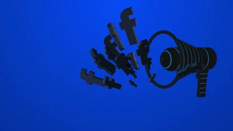 Facebook Logo Drop Stock Footage 150732424