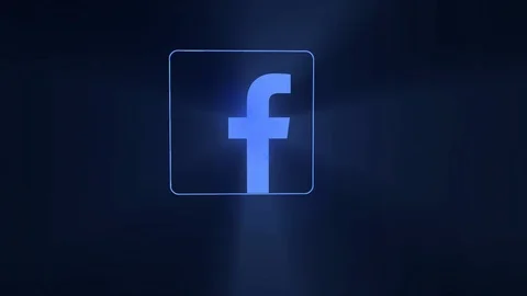 Facebook logo Stock Footage 86194463