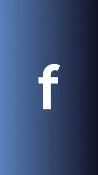 Facebook logo sign symbol vector. Mobile apps online service icon. Social Media  Stock Illustration