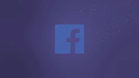 Facebook Logo Wind Dissolve Stock Footage 105368247