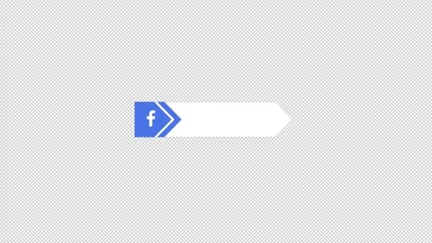 Facebook lower third HD Vídeos de archivo 239280774