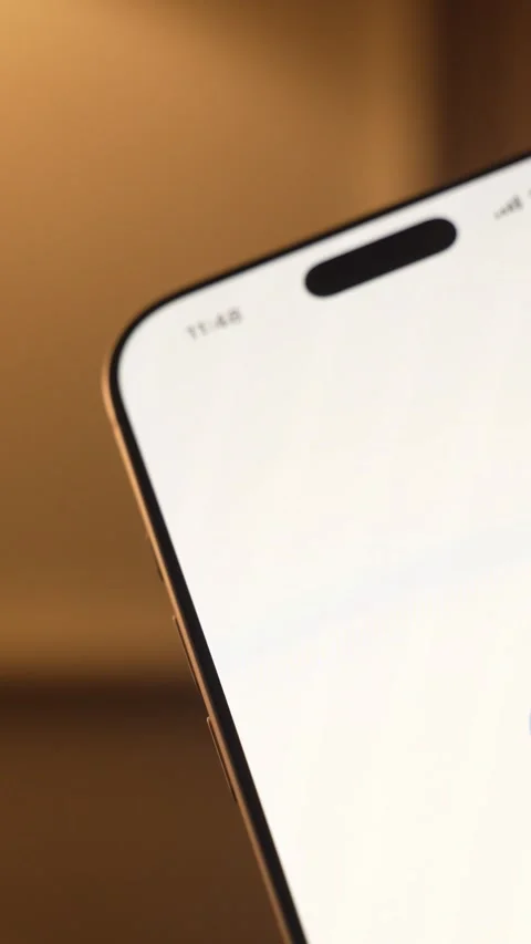 Facebook Messenger App Opening on Smartphone Screen Stock Footage 343415892