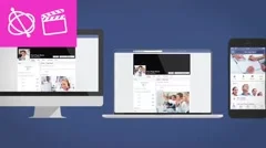 Facebook Multi Devices Presentation - Apple Motion 5 and Final Cut Pro X Templat Stock After Effects