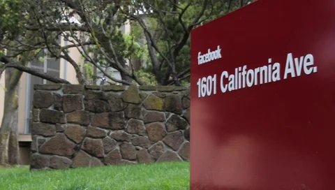 Facebook Offices Stock Footage 3677393