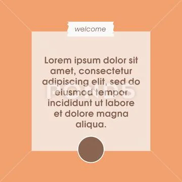 Facebook or Instagram Simple Square Text Post PSD Template